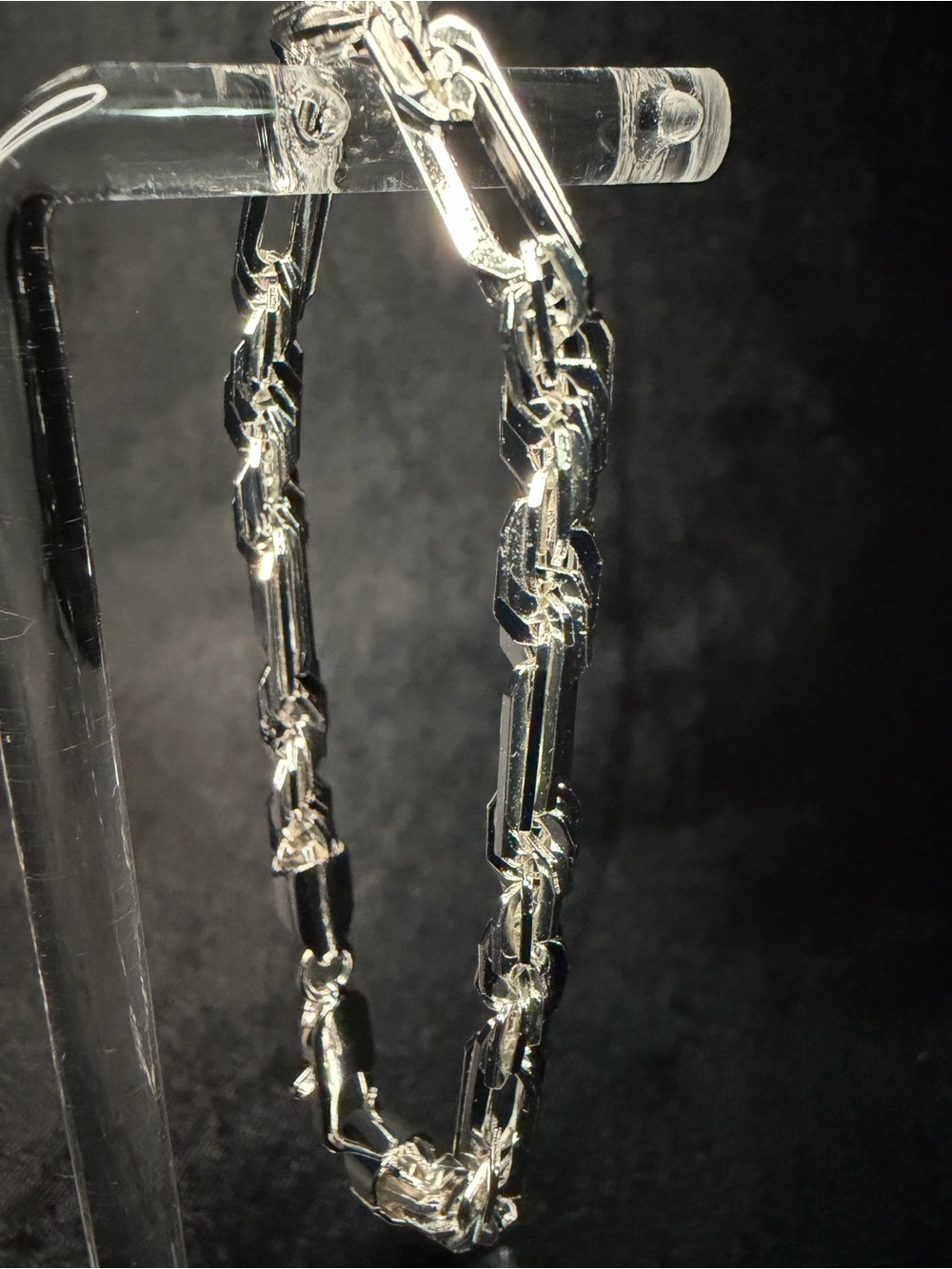 Figarope Milano 7in 5MM Italy 925 Stamped silver premium finish bracelet
